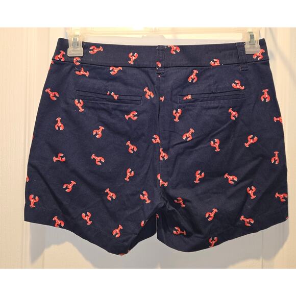 J.Crew Factory Lobster shorts sz 0 - Picture 2 of 7